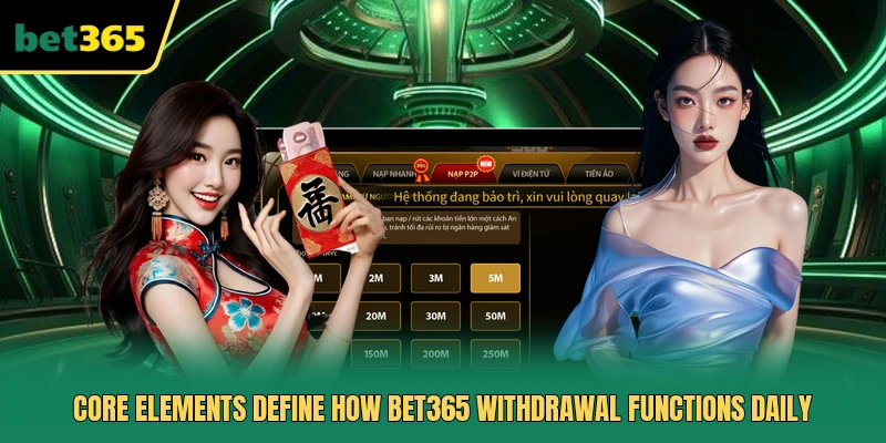 Core elements define how Bet365 withdrawal functions daily