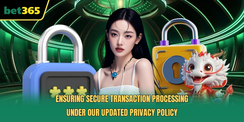 Ensuring secure transaction processing under our updated privacy policy 