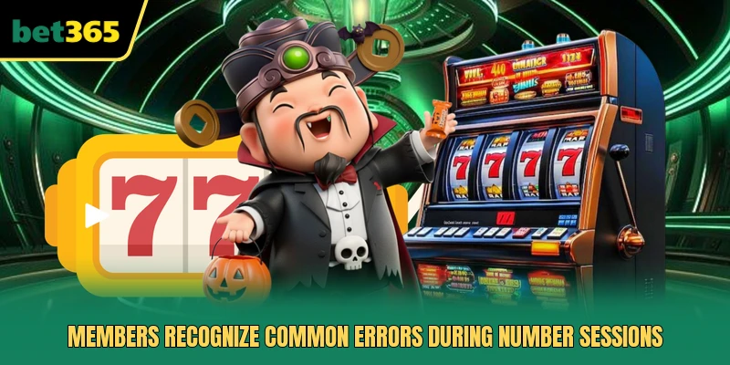 Members recognize common errors during number sessions