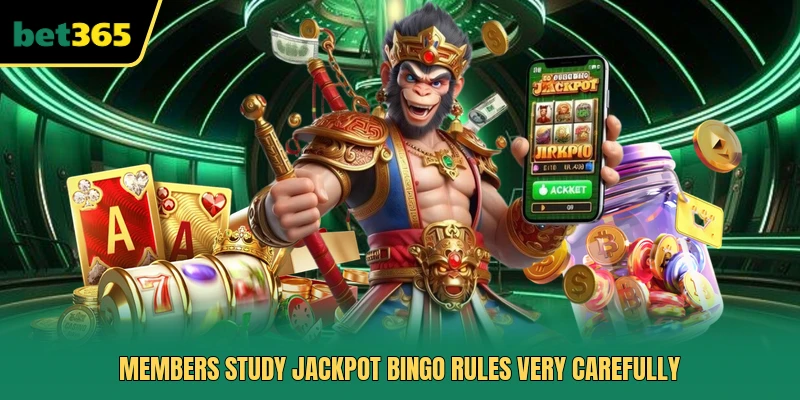 Members study Jackpot Bingo rules very carefully