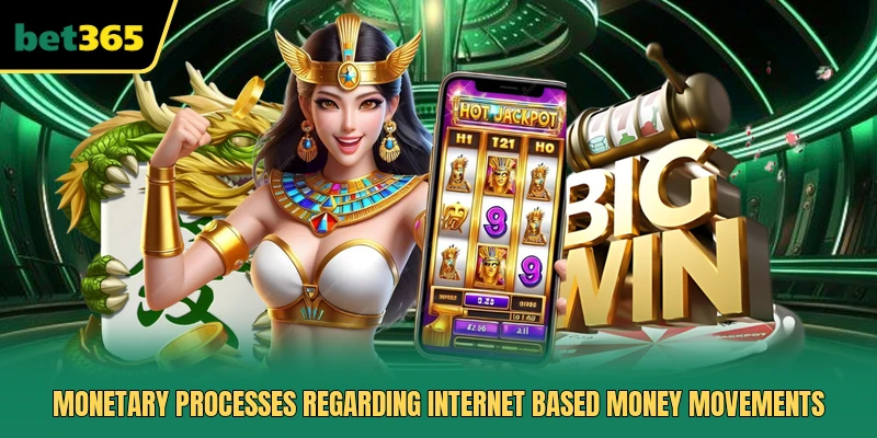 Monetary processes regarding internet based money movements