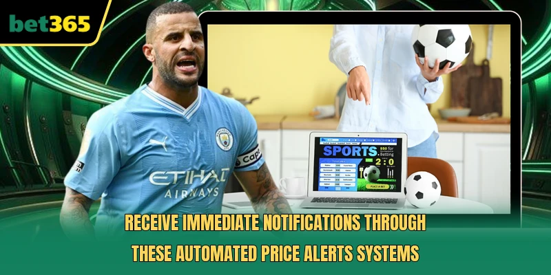 Receive immediate notifications through these automated price alerts systems