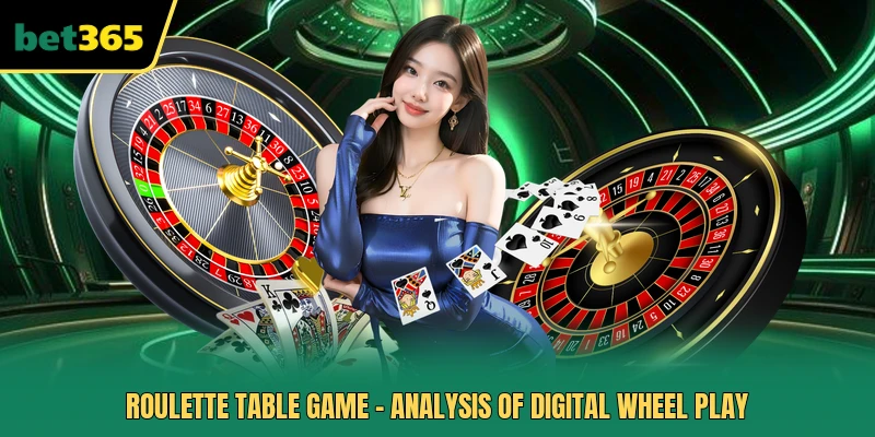 Roulette Table Game - Analysis Of Digital Wheel Play