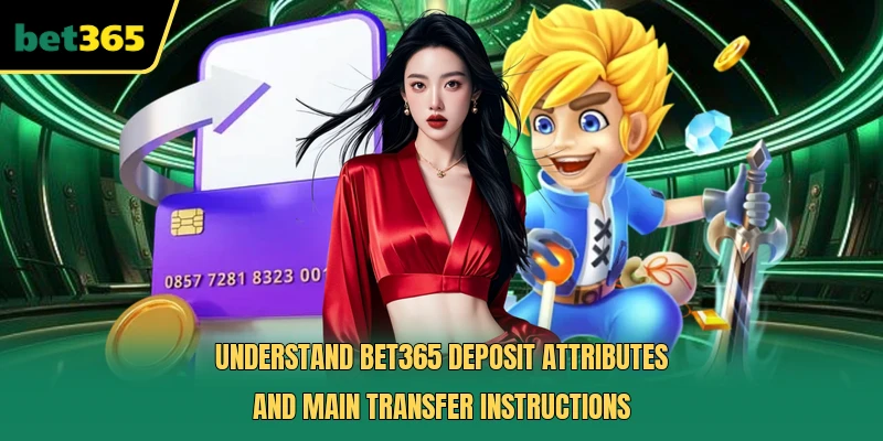 Understand Bet365 deposit attributes and main transfer instructions